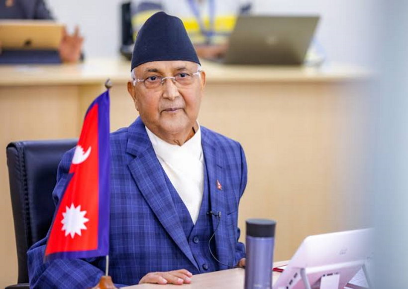 नेपाल के पूर्व प्रधानमंत्री केपी (तस्वीर क्रेडिट@CommonBS786OM)