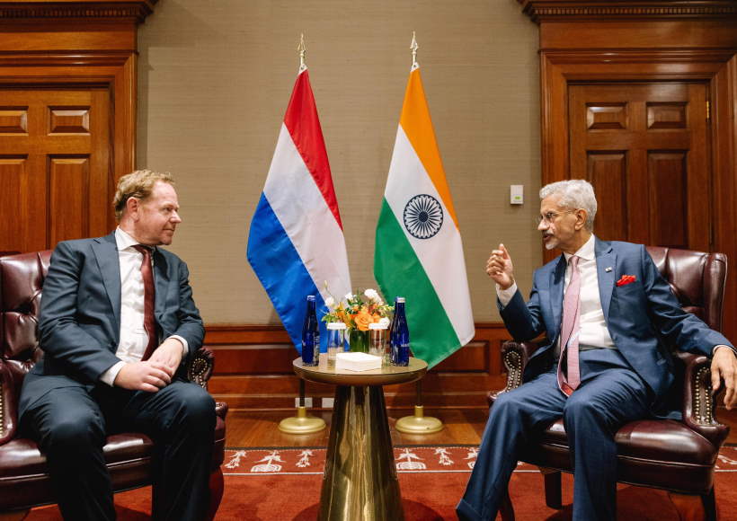 नीदरलैंड के विदेश मंत्री डेविड वान वील और विदेश मंत्री एस. जयशंकर (तस्वीर क्रेडिट@DrSJaishankar)