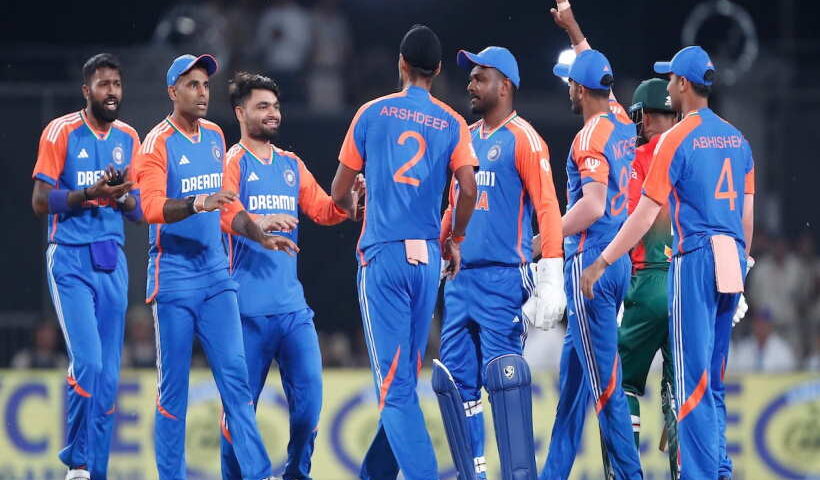 भारतीय क्रिकेट टीम (तस्वीर क्रेडिट@SANDEEPKHADAV2)