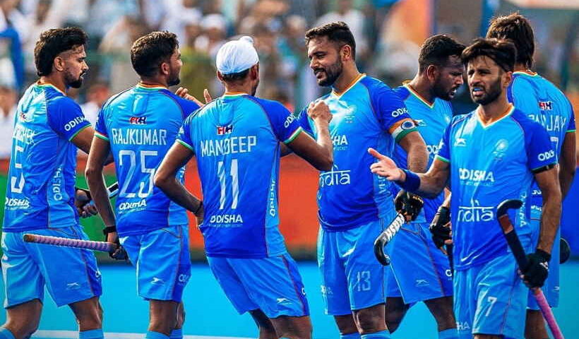 भारत ने जापान को 3-2 से हराया (तस्वीर क्रेडिट@AsliKhuda)