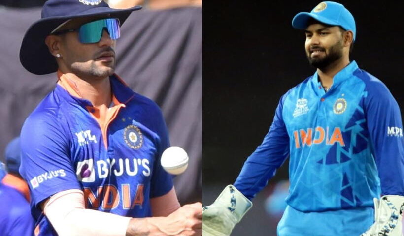 ऋषभ पंत और शिखर धवन
