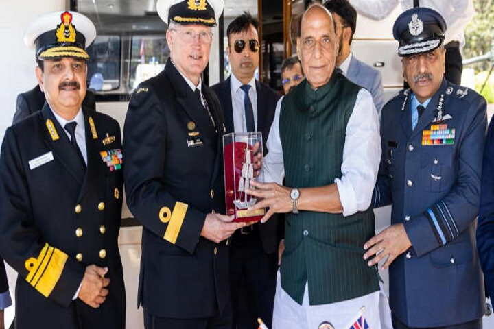 राजनाथ सिंह का ऑस्ट्रेलिया दौरा (तस्वीर क्रेडिट@rajnathsingh)