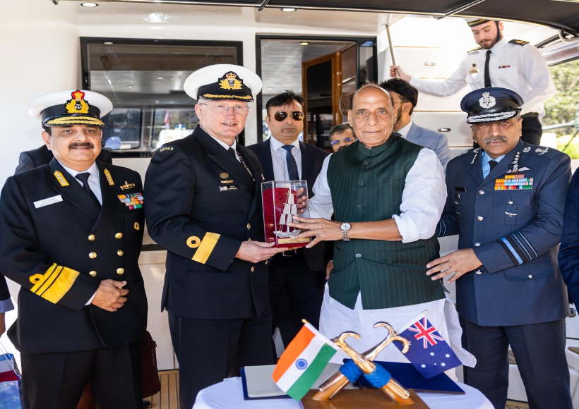 राजनाथ सिंह का ऑस्ट्रेलिया दौरा (तस्वीर क्रेडिट@rajnathsingh)