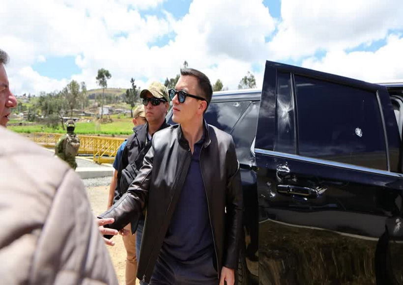 इक्वाडोर के राष्ट्रपति डेनियल नोबोआ (तस्वीर क्रेडिट@DDNewslive)