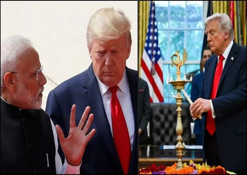 व्हाइट हाउस में दीपावली की रोशनी (तस्वीर क्रेडिट@OpIndia_in)