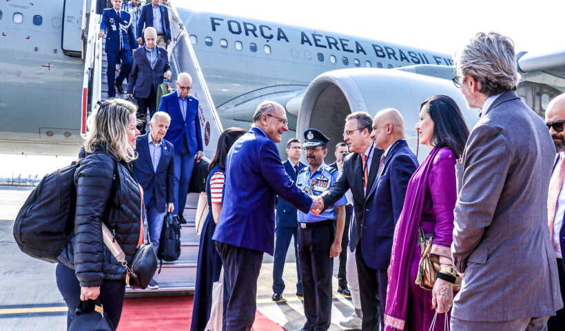 ब्राजील के उपराष्ट्रपति गेराल्डो अल्कमिन की दो दिवसीय भारत यात्रा (तस्वीर क्रेडिट@MEAIndia)