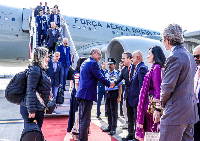 ब्राजील के उपराष्ट्रपति गेराल्डो अल्कमिन की दो दिवसीय भारत यात्रा (तस्वीर क्रेडिट@MEAIndia)