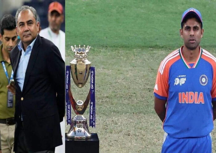 एशिया कप ट्रॉफी विवाद (तस्वीर क्रेडिट@reach2msingh)