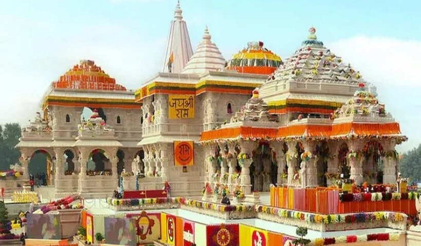 अयोध्या राम मंदिर (तस्वीर क्रेडिट@OpIndia_in)