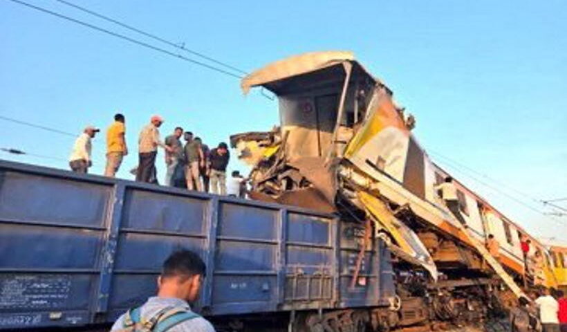 छत्तीसगढ़ के बिलासपुर में बड़ा रेल हादसा (तस्वीर क्रेडिट@suman_pakad)