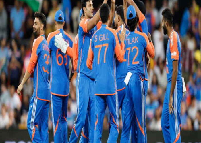 भारतीय टीम ने चौथे टी20 में ऑस्ट्रेलिया को 48 रन से हराया (तस्वीर क्रेडिट@RAgrawal_offcl)