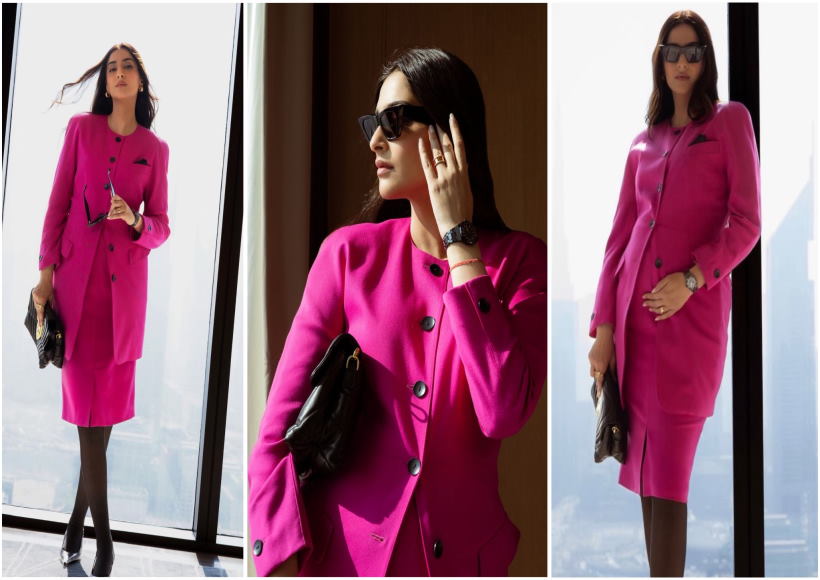 बॉलीवुड अभिनेत्री सोनम कपूर (तस्वीर क्रेडिट@MissMalini)