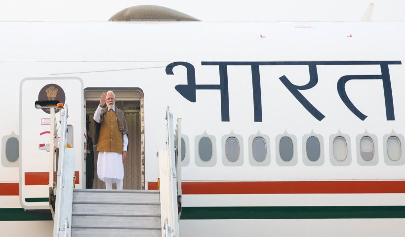 पीएम नरेंद्र मोदी तीन दिवसीय दक्षिण अफ्रीका दौरे पर रवाना (तस्वीर क्रेडिट@MEAIndia)