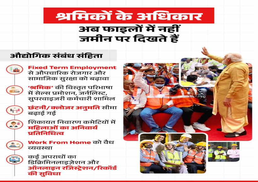 चार श्रम संहिताओं के लागू होने पर केंद्र के फैसले की उद्योग जगत और मंत्रियों ने की सराहना (तस्वीर क्रेडिट@PiyushGoyal)