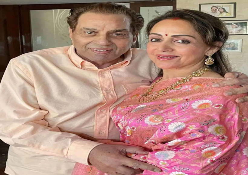 धर्मेंद्र और हेमा मालिनी (तस्वीर क्रेडिट@_vatsalasingh)