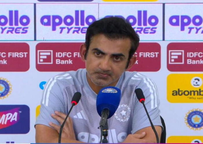 टीम इंडिया के हेड कोच गौतम गंभीर (तस्वीर क्रेडिट@JaikyYadav16)