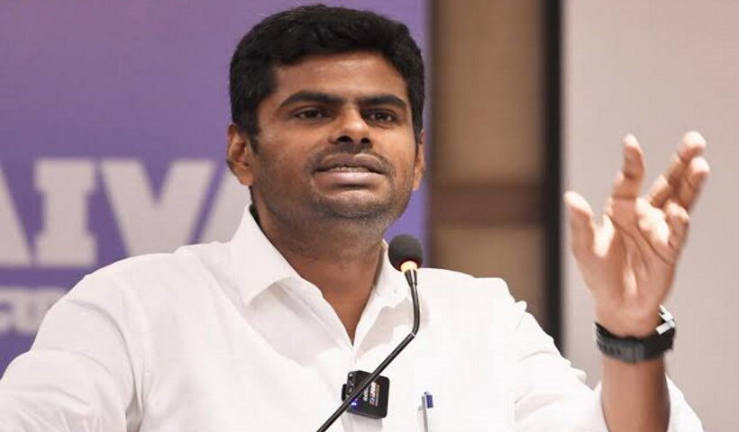 भारतीय जनता पार्टी (भाजपा) नेता के. अन्नामलाई (तस्वीर क्रेडिट@natrajan22)