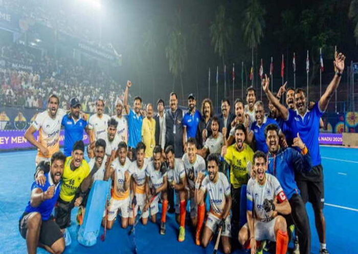 भारत ने मेंस जूनियर हॉकी वर्ल्ड कप 2025 का ब्रॉन्ज जीता (तस्वीर क्रेडिट@RaviDadaChavan)