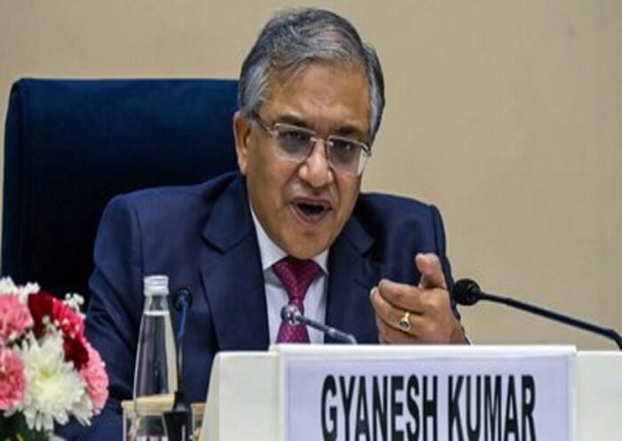 मुख्य चुनाव आयुक्त ज्ञानेश कुमार (तस्वीर क्रेडिट@PMishra_Journo)