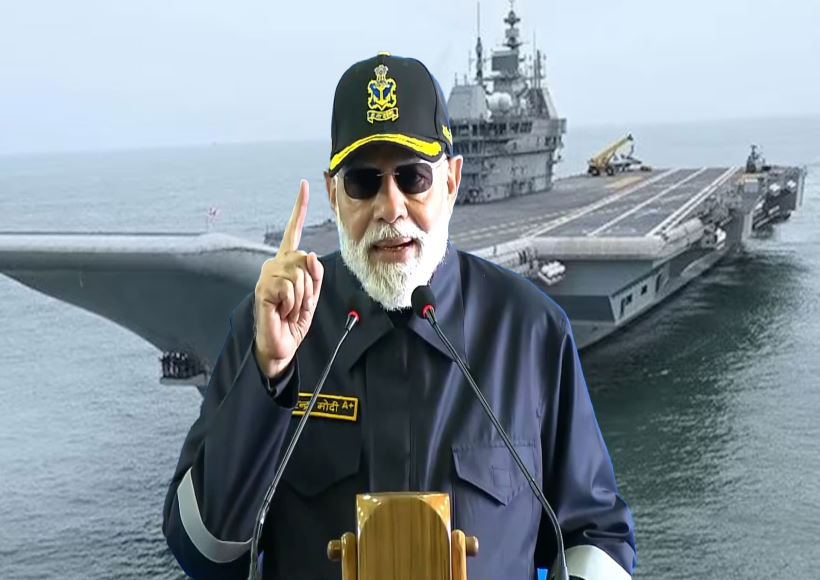 प्रधानमंत्री नरेंद्र मोदी ने भारतीय नौसेना दिवस की दी बधाई (तस्वीर क्रेडिट@bulbulroymishra)