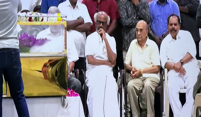 रजनीकांत की फिल्म 'शिवाजी: द बॉस' बनाने वाले एवीएम सरवनन का निधन(तस्वीर क्रेडिट@thalaivar75)