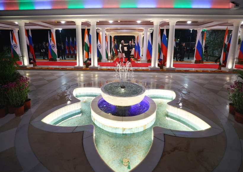 प्रधानमंत्री नरेंद्र मोदी और रूसी राष्ट्रपति व्लादिमीर पुतिन