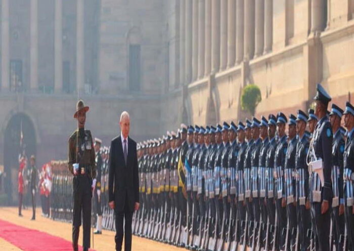 रूसी राष्ट्रपति व्लादिमीर पुतिन भारत के दो दिवसीय दौरे पर (तस्वीर क्रेडिट@MEAIndia)