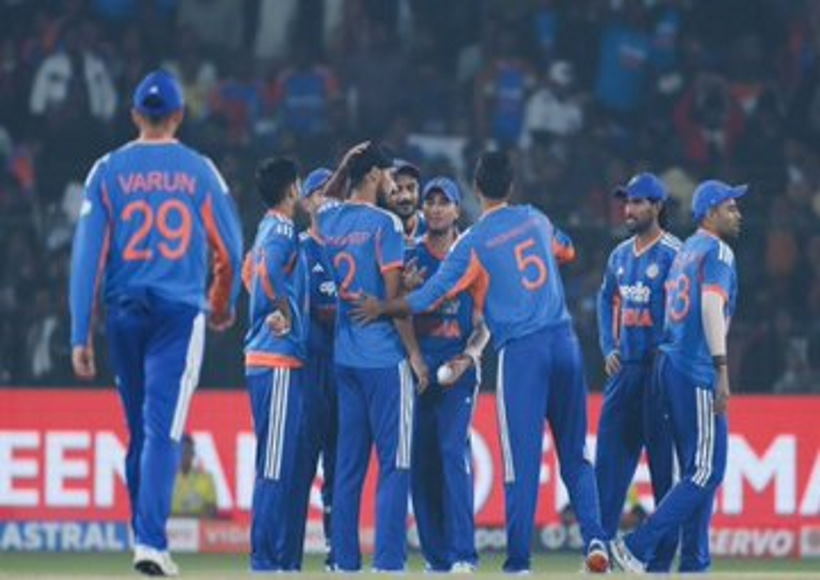 भारत ने साउथ अफ्रीका को पहले टी20 में 101 रन से हराया (तस्वीर क्रेडिट@Ar8120_)