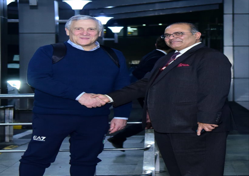 इटली के डिप्टी पीएम तजानी तीन दिवसीय दौरे पर भारत पहुँचे (तस्वीर क्रेडिट@MEAIndia)