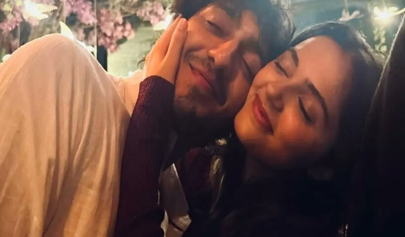 अहान पांडे और अनीत पड्डा (तस्वीर क्रेडिट@SAMTHEBESTEST_)