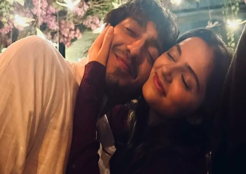 अहान पांडे और अनीत पड्डा (तस्वीर क्रेडिट@SAMTHEBESTEST_)