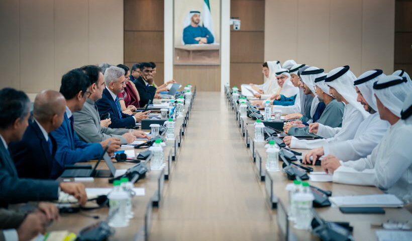 अबू धाबी में जयशंकर–शेख अब्दुल्ला की उच्चस्तरीय वार्ता (तस्वीर क्रेडिट@OFMUAE)