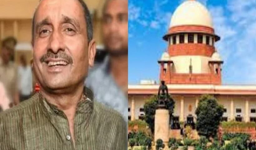 सुप्रीम कोर्ट ने कुलदीप सिंह सेंगर के जमानत पर लगाई रोक (तस्वीर क्रेडिट@OpIndia_in)