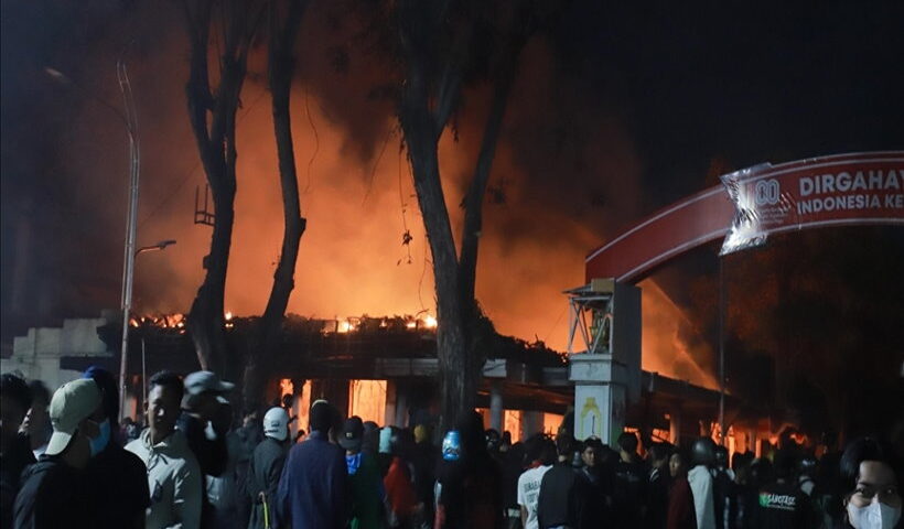 इंडोनेशिया के नर्सिंग होम में भयावह आग (तस्वीर क्रेडिट@aa_balkans)