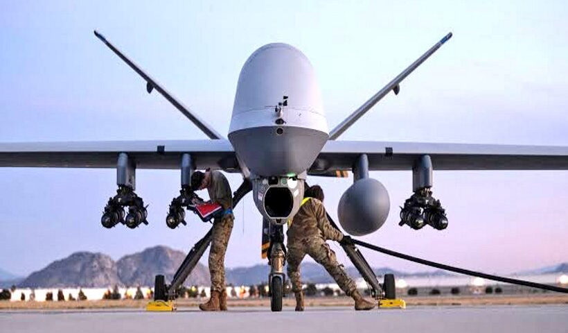भारत ने नौसेना के लिए दो अतिरिक्त एमक्यू-9 ड्रोन की मंजूरी दी (तस्वीर क्रेडिट@VivekSi85847001)