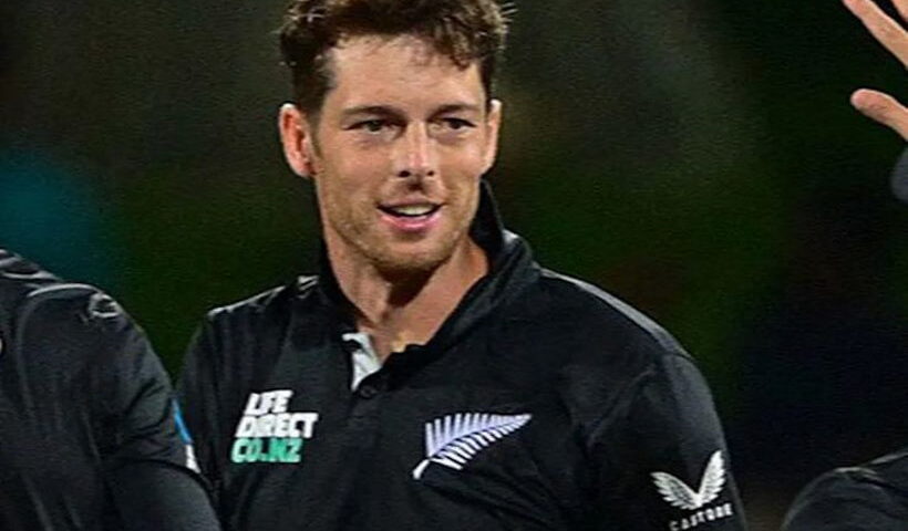 मिचेल सेंटनर की कप्तानी में टी20 विश्व कप के लिए न्यूजीलैंड टीम घोषित (तस्वीर क्रेडिट@vkc1000)