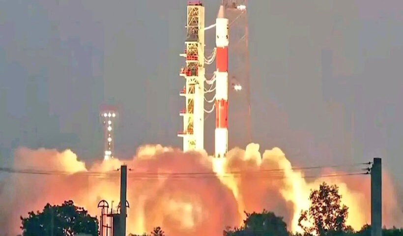 इसरो का पीएसएलवी-सी62 मिशन (तस्वीर क्रेडिट@SunilPtp)