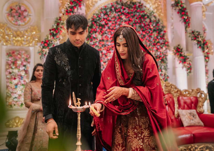 नीरज चोपड़ा और हिमानी मोर चोपड़ा (तस्वीर क्रेडिट@Neeraj_chopra1)