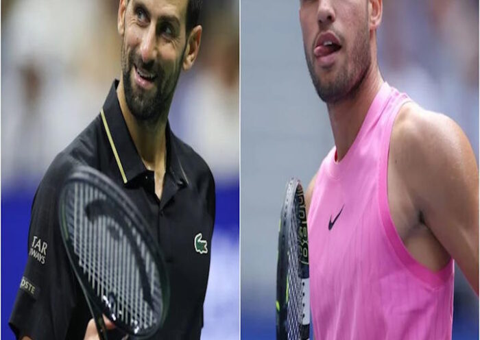 कार्लोस अल्काराज और नोवाक जोकोविच (तस्वीर क्रेडिट@kreedajagat)