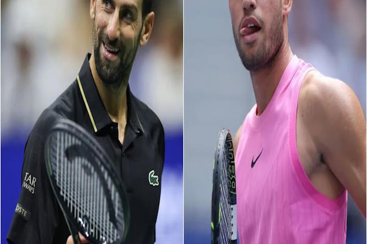 कार्लोस अल्काराज और नोवाक जोकोविच (तस्वीर क्रेडिट@kreedajagat)