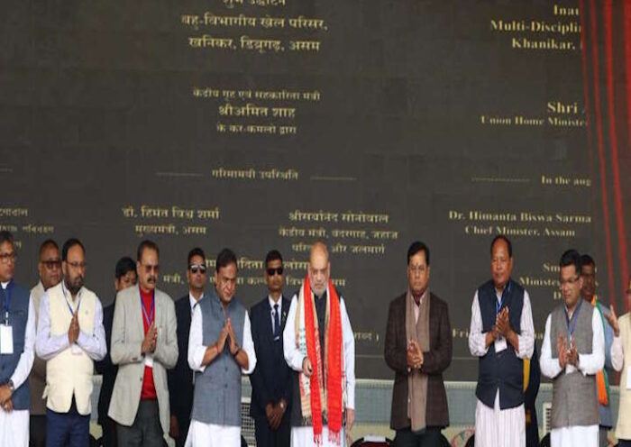 केंद्रीय गृह मंत्री अमित शाह का असम दौरा (तस्वीर क्रेडिट@PmargheritaBJP)