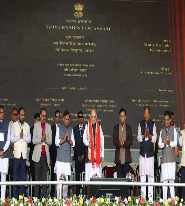 केंद्रीय गृह मंत्री अमित शाह का असम दौरा (तस्वीर क्रेडिट@PmargheritaBJP)