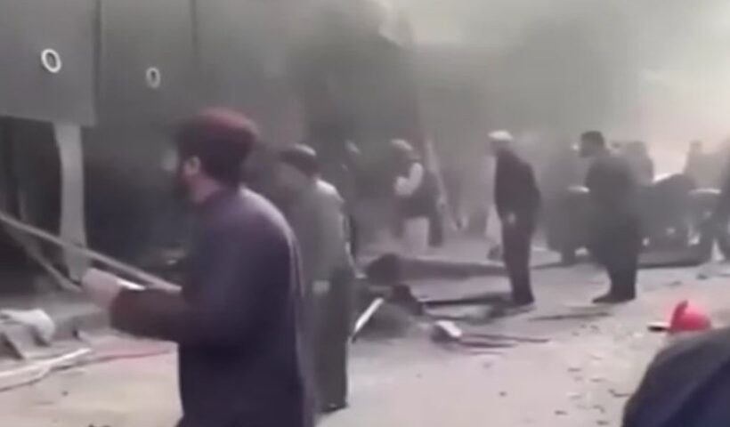 काबुल के शहर-ए-नवा इलाके में भीषण विस्फोट (तस्वीर क्रेडिट@ddnews_jammu)