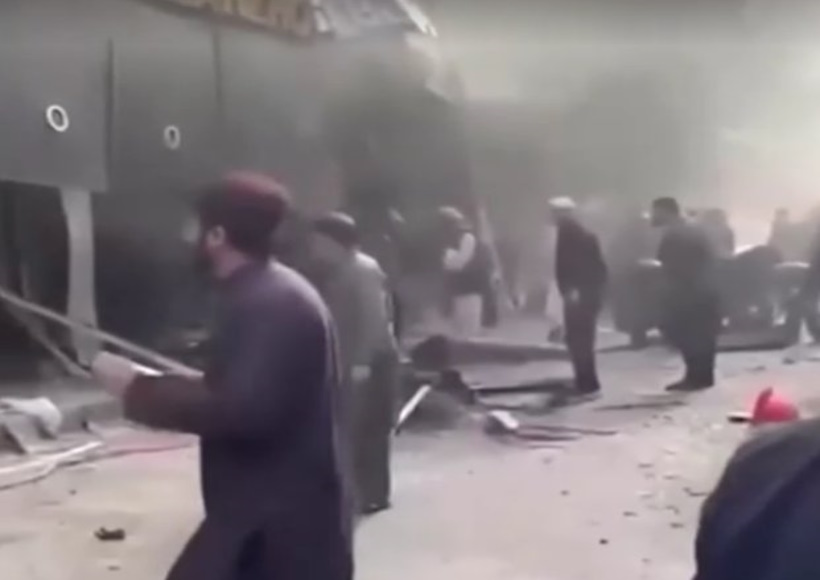 काबुल के शहर-ए-नवा इलाके में भीषण विस्फोट (तस्वीर क्रेडिट@ddnews_jammu)