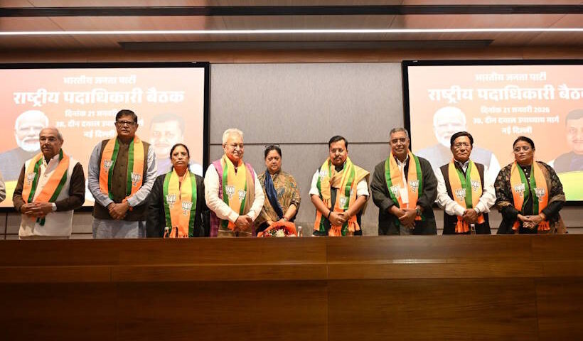 नितिन नबीन लेंगे पहली अहम संगठनात्मक बैठक (तस्वीर क्रेडिट@PandaJay)