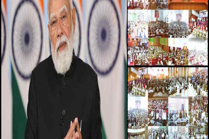 18वें रोजगार मेले में पीएम मोदी ने 61 हजार से अधिक युवाओं को सौंपे नियुक्ति पत्र (तस्वीर क्रेडिट@DrJitendraSingh)