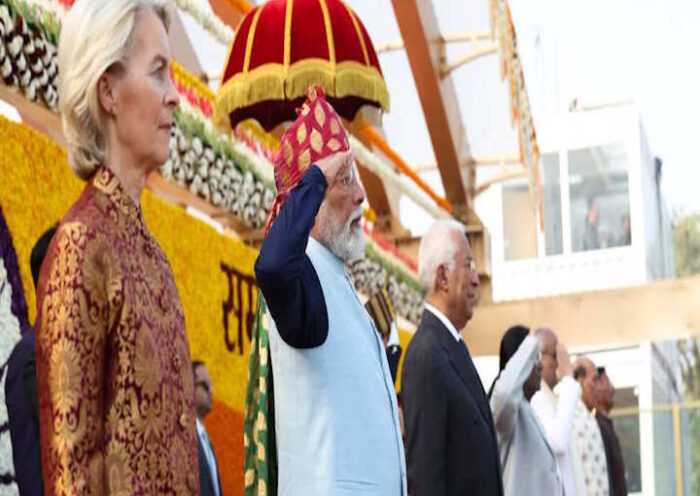 77वें गणतंत्र दिवस की परेड के बाद पीएम मोदी ने साझा किए कर्तव्य पथ के गौरवपूर्ण पल (तस्वीर क्रेडिट@BJP4India)