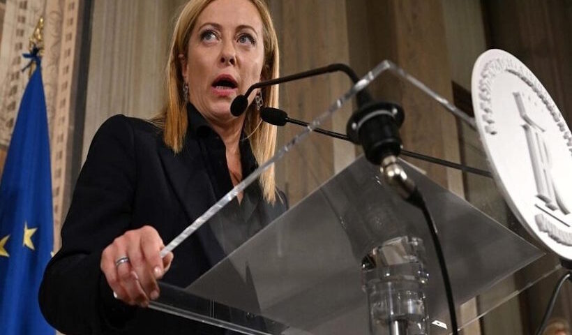 इटली की प्रधानमंत्री जियोर्जिया मेलोनी