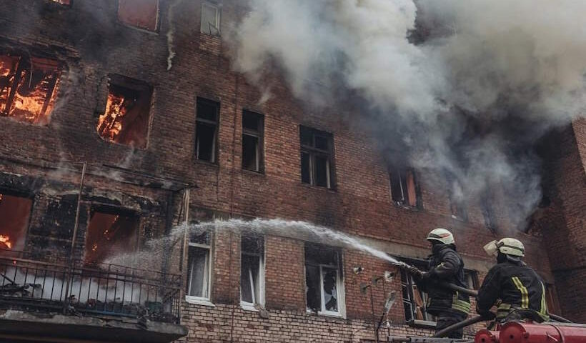 रूस-यूक्रेन युद्ध का दृश्य