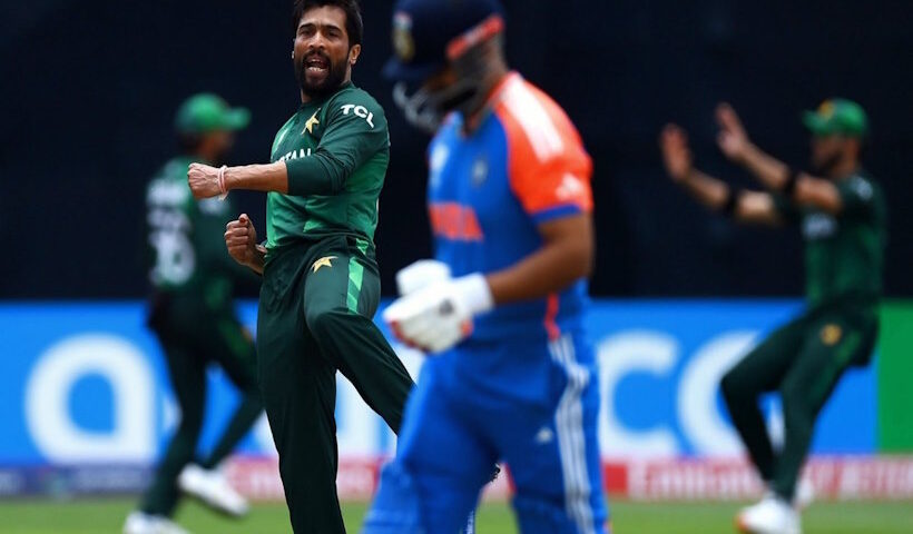 पाकिस्तान के पूर्व तेज गेंदबाज मोहम्मद आमिर (तस्वीर क्रेडिट@dhillow_)